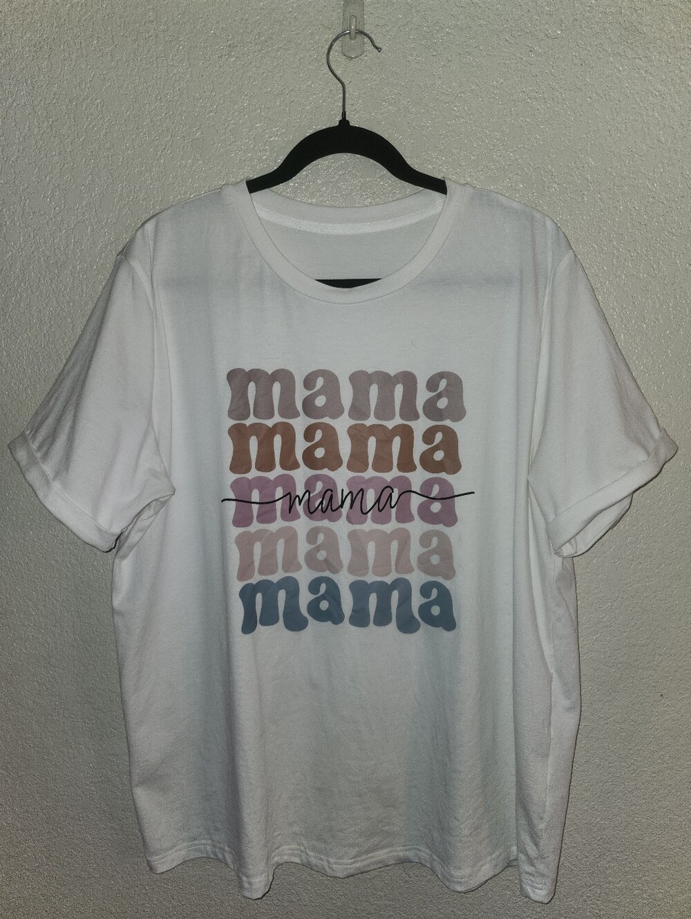 EUC Purchased 4rm @elizajoy17 "Mama Graphic T-Shirt" White🤍w/Boho Colors😍2XL - Picture 2 of 7